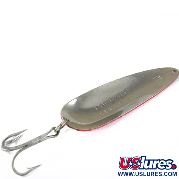 Eppinger Dardevle, czerwony/biały/nikiel, 28 g błystka wahadłowa #0857