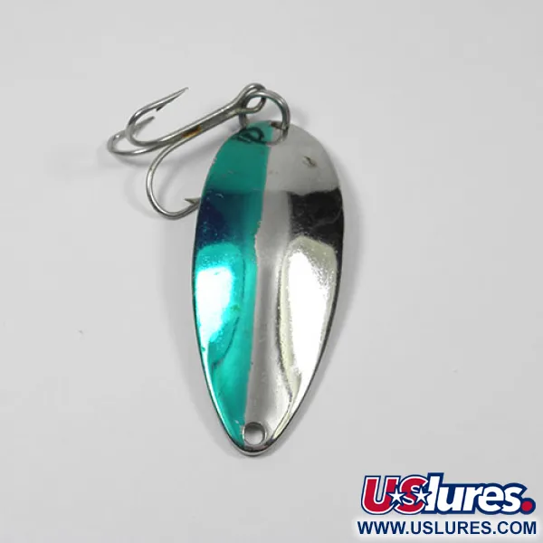 Seneca Little Cleo (Hula Girl), nikiel/zielony, 14 g błystka wahadłowa #0867