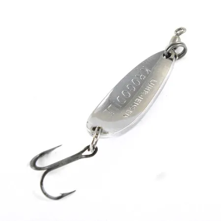 Luhr Jensen Krocodile, nikiel/niebieski, 9 g błystka wahadłowa #0872