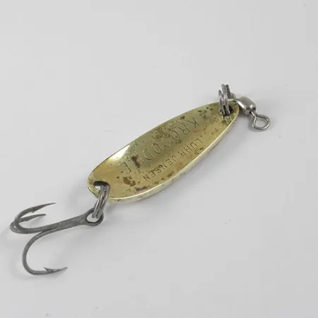 Luhr Jensen Krocodile, złoty/fioletowy, 9 g błystka wahadłowa #0873