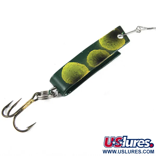 South Bend Super-Duper 501, Żaba (żółto-zielona), 2,3 g błystka wahadłowa #0896