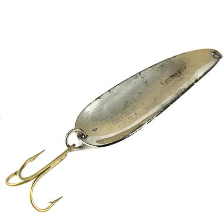 Eppinger Dardevle, czarny/biały/nikiel, 28 g błystka wahadłowa #0905