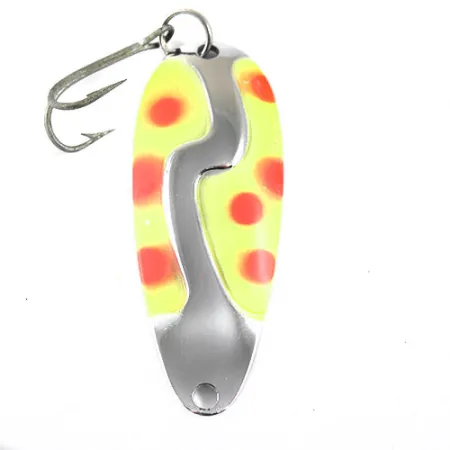 Kushner Kush Spoon, żółty/czerwony/nikiel, 9 g błystka wahadłowa #0911