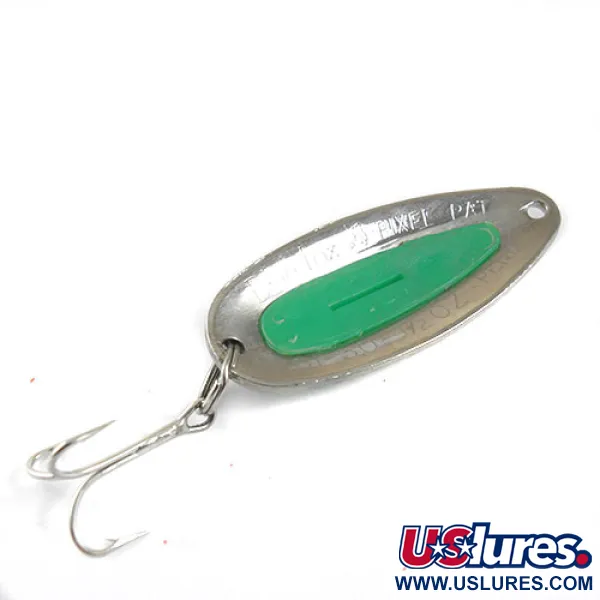 Blue Fox Pixee, nikiel/zielony, 14 g błystka wahadłowa #0976