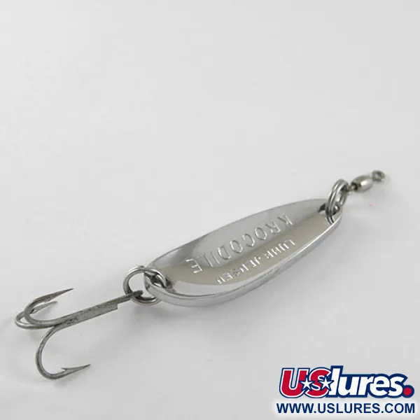 Luhr Jensen Krocodile, nikiel/hologram, 9 g błystka wahadłowa #1061