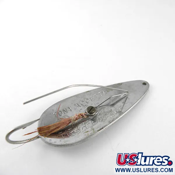 Luhr Jensen Tony Accetta Weed Doger, nikiel, 20 g błystka wahadłowa #1076