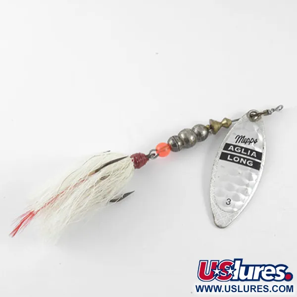  Mepps Aglia Long 3 Dressed, nikiel, 12 g błystka obrotowa #1101