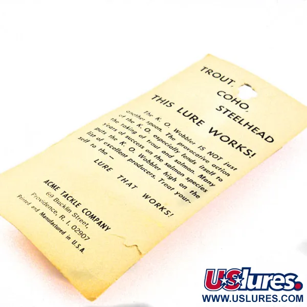 Acme K.O. Wobbler, Pomarańczowy, 14 g błystka wahadłowa #1159