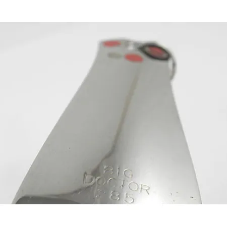 Prescott Spinner Big Doctor 285, nikiel/złote/czerwone kropki, 30 g błystka wahadłowa #1177