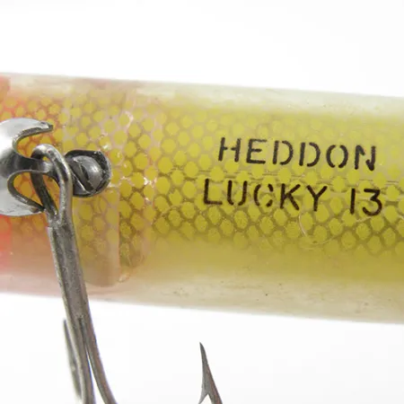 popper Heddon Lucky 13, żółty/czerwony/zielony, 19 g wobler #1184