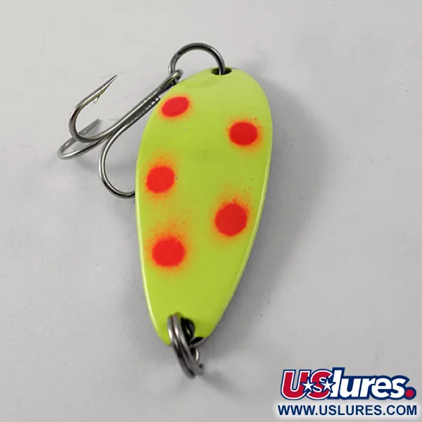 Seneca Little Cleo, żółty/czerwony/nikiel, 7 g błystka wahadłowa #1185