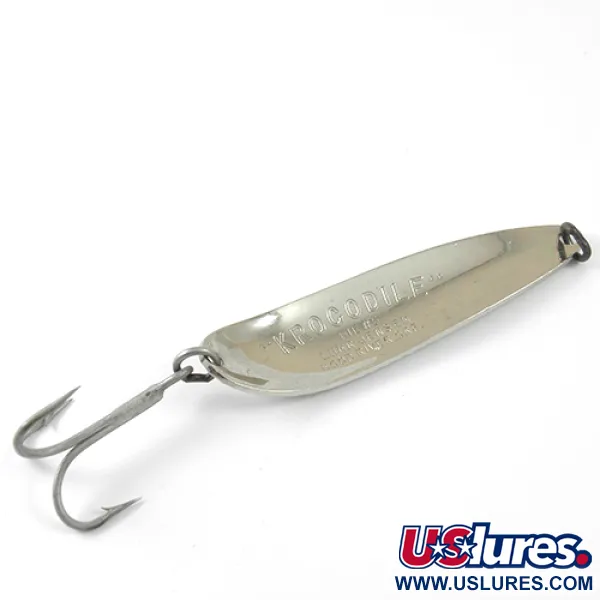 Luhr Jensen Krocodile DIE #5, nikiel (nikiel), 25 g błystka wahadłowa #1281