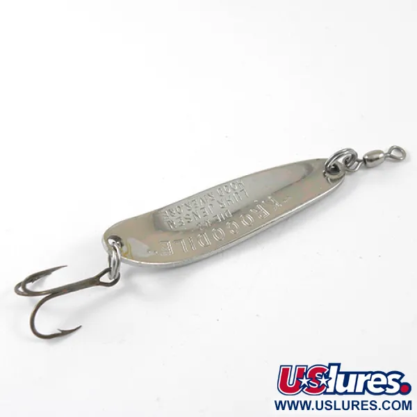 Luhr Jensen Krocodile DIE #3, nikiel/niebieski, 10 g błystka wahadłowa #1291