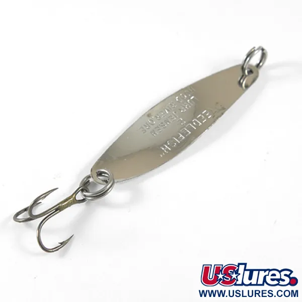 Luhr Jensen Needlefish 2, czarny/biały/nikiel, 3 g błystka wahadłowa #1313