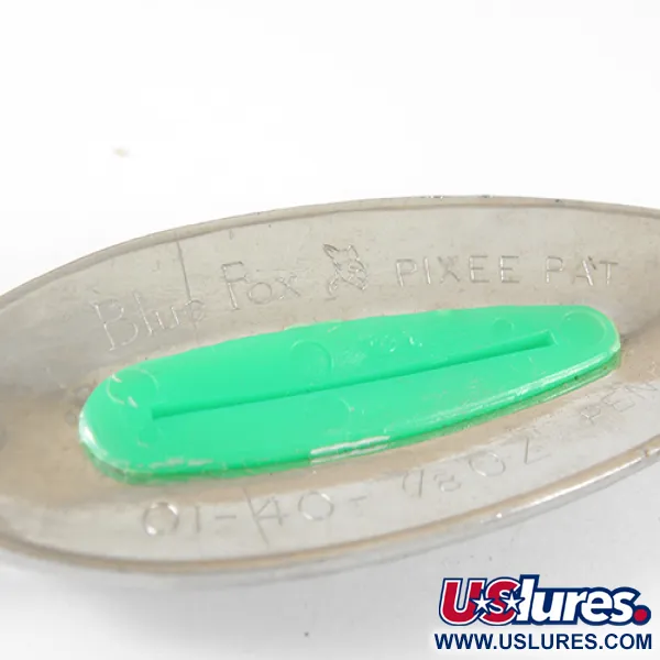  Blue Fox Pixee, nikiel/zielony, 24 g błystka wahadłowa #1324