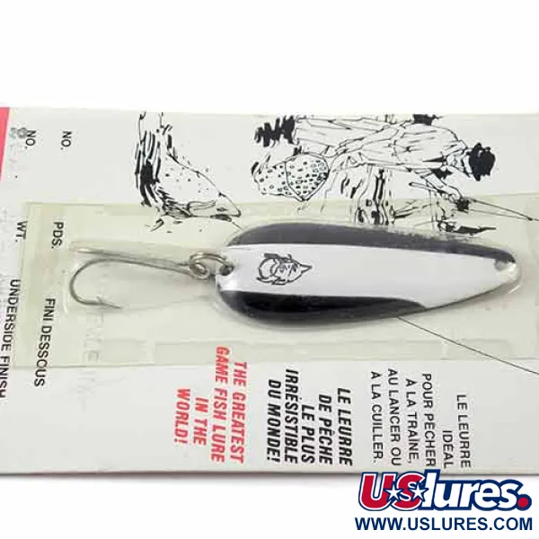 Eppinger Dardevle Imp, czarny/biały/nikiel, 11 g błystka wahadłowa #1363