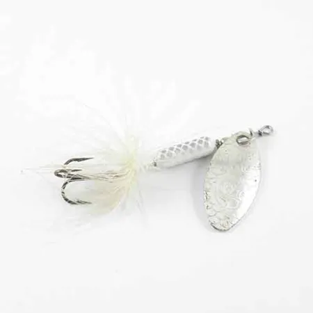 Yakima Bait Worden’s Original Rooster Tail, nikiel/biały, 2,6 g błystka obrotowa #1382