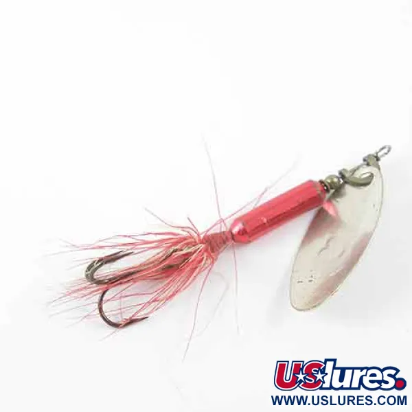 Yakima Bait Worden’s Original Rooster Tail, nikiel/czerwony, 3,54 g błystka obrotowa #1384