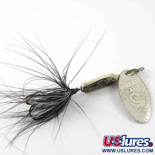 Yakima Bait Worden’s Original Rooster Tail, nikiel/czarny, 3,54 g błystka obrotowa #1385