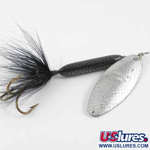 Yakima Bait Worden’s Original Rooster Tail 6, nikiel/czarny, 15 g błystka obrotowa #1394