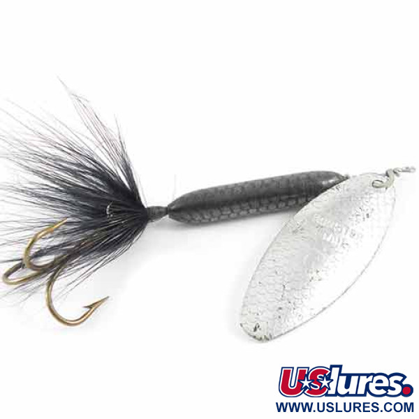 Yakima Bait Worden’s Original Rooster Tail 6, nikiel/czarny, 15 g błystka obrotowa #1394