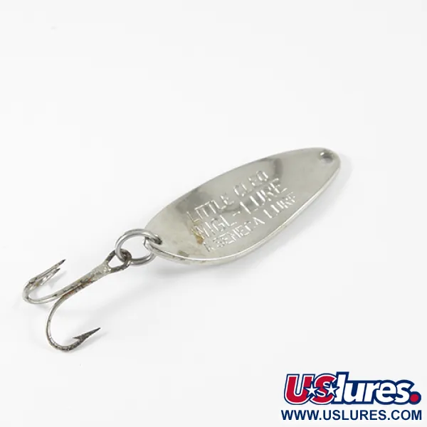 Seneca Little Cleo, nikiel/niebieski, 7 g błystka wahadłowa #1410