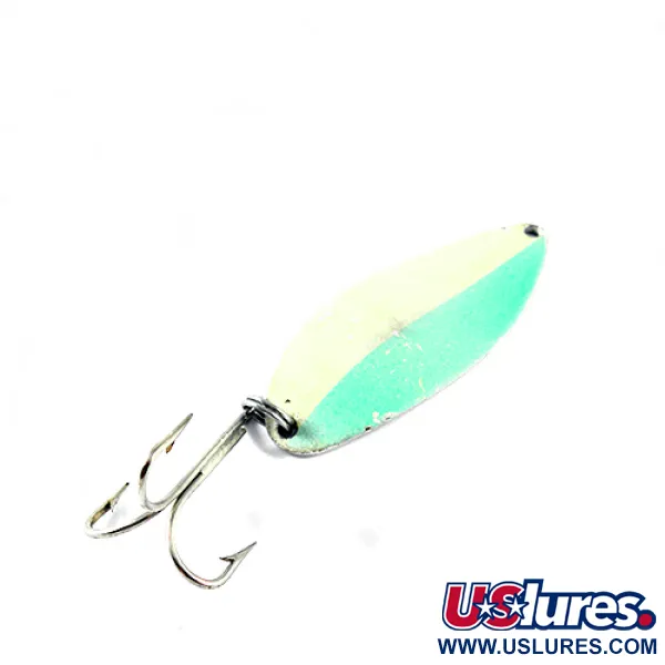 Seneca Little Cleo (Hula Girl, świeci w ciemności), biały/zielony/nikiel (świecący w ciemności), 21 g błystka wahadłowa #1448