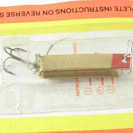 Luhr Jensen Super Duper 502, złoty/czerwony, 2,5 g błystka wahadłowa #1457