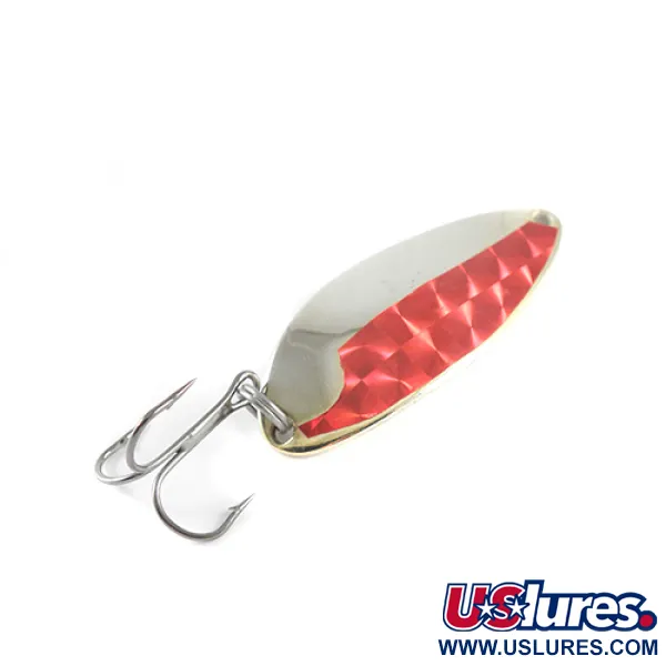 Seneca Little Cleo (Hula Girl), nikiel/czerwony, 14 g błystka wahadłowa #1468