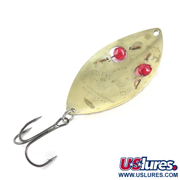 Hofschneider Red Eye Wiggler​, mosiądz, 23 g błystka wahadłowa #1481