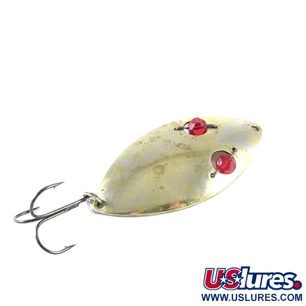 Hofschneider Red Eye Wiggler​, mosiądz, 23 g błystka wahadłowa #1481