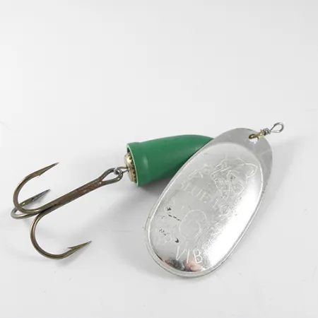 Blue Fox Super Vibrax 6, nikiel/zielony, 18 g błystka obrotowa #1506