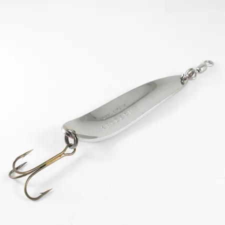 Luhr Jensen Krocodile, nikiel/czerwony, 28 g błystka wahadłowa #1509