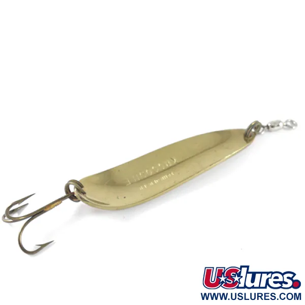 Luhr Jensen Krocodile, pomarańczowy/złoty, 28 g błystka wahadłowa #1514