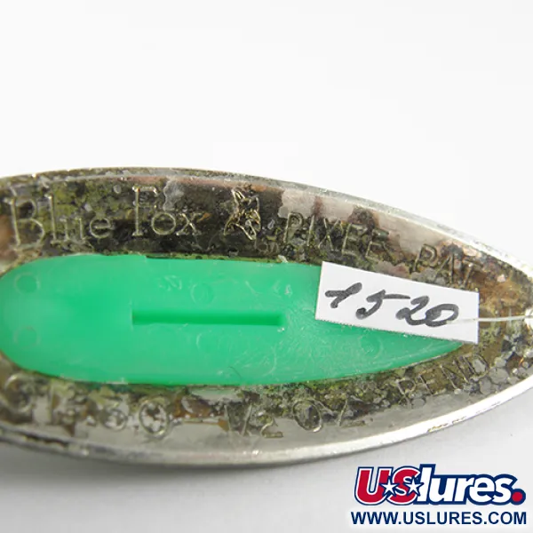  Blue Fox Pixee, srebrny/zielony, 14 g błystka wahadłowa #1520