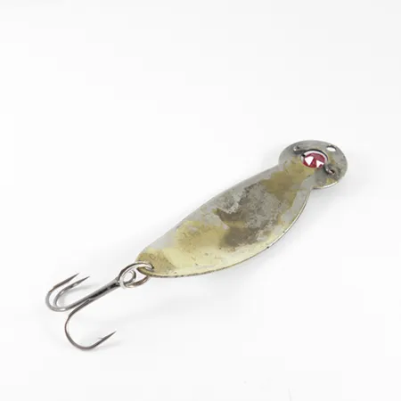 Lucky Strike, srebrny ze złoceniem, 12 g błystka wahadłowa #1527