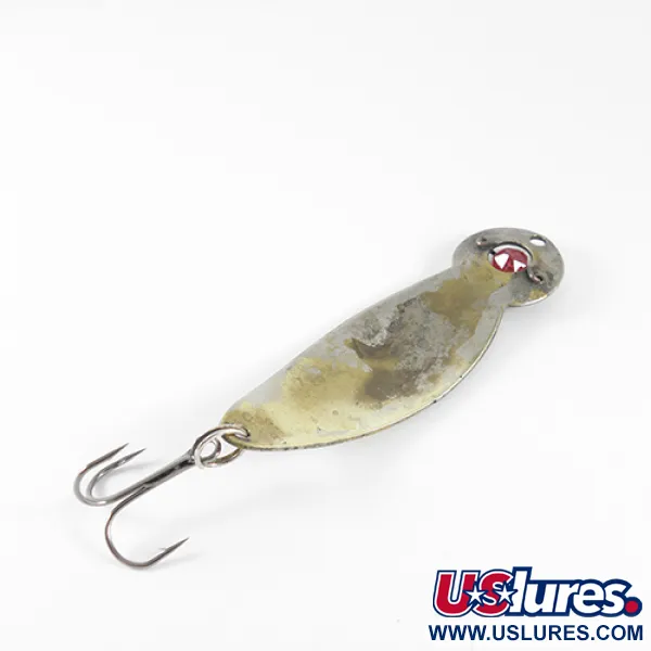 Lucky Strike, srebrny ze złoceniem, 12 g błystka wahadłowa #1527