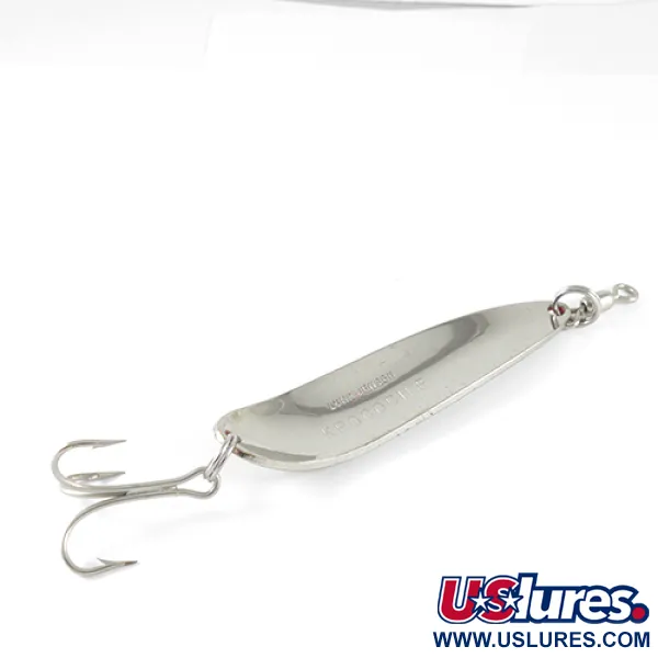 Luhr Jensen Krocodile, nikiel/pomarańczowy, 28 g błystka wahadłowa #1531