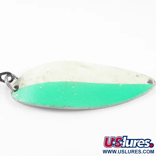Seneca Little Cleo (Hula Girl, świeci w ciemności), biała/zielona/nikiel, Glow (świeci w ciemności), 21 g błystka wahadłowa #1539