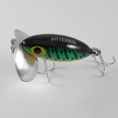 Fred Arbogast Jitterbug, Fire Tiger (Ognisty Tygrys), 7 g wobler #1570