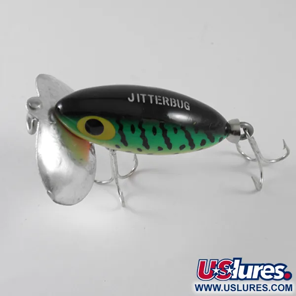 Fred Arbogast Jitterbug, Fire Tiger (Ognisty Tygrys), 7 g wobler #1570