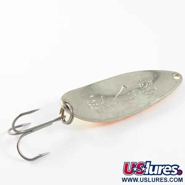 Seneca Little Cleo (Hula Girl), pomarańczowy/żółty/nikiel, 14 g błystka wahadłowa #1574