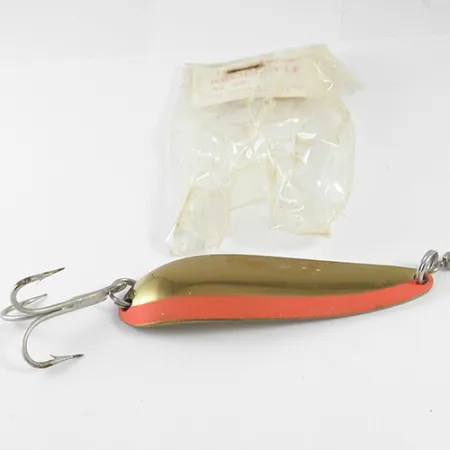 Luhr Jensen Krocodile, pomarańczowy/złoty, 28 g błystka wahadłowa #1586