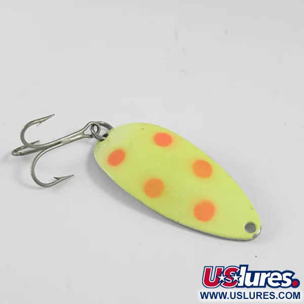 Seneca Little Cleo (Hula Girl), żółty/czerwony/nikiel, 14 g błystka wahadłowa #1588