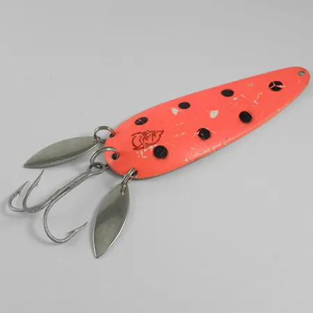 Eppinger Dardevle Klicker, neonowy pomarańcz/nikiel, 28 g błystka wahadłowa #1599