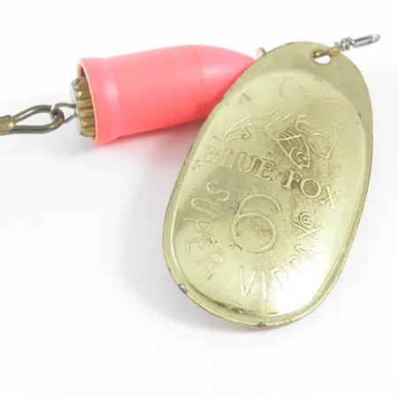 Blue Fox Super Vibrax 6, mosiądz/pomarańczowy, 18 g błystka obrotowa #1618