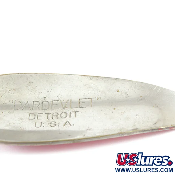 Eppinger Dardevle Dardevlet, czerwony/biały/nikiel, 21 g błystka wahadłowa #1681