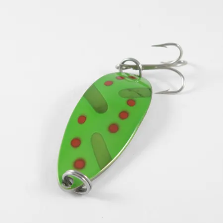 Seneca Little Cleo (Hula Girl), zielony/czerwony/nikiel, 18 g błystka wahadłowa #1685