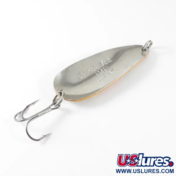 Eppinger Dardevle Imp, pomarańczowy/nikiel, 11 g błystka wahadłowa #1692