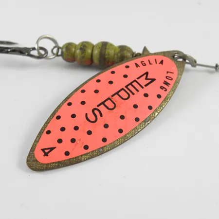 Mepps Aglia Long 4, mosiądz/pomarańczowy, 17 g błystka obrotowa #1703